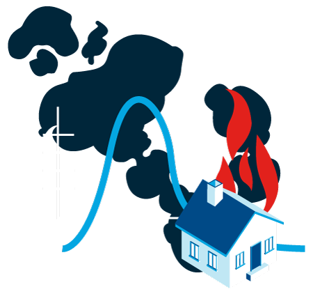 Defensible Space illustration