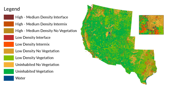 Wildlife Urban Interface chart