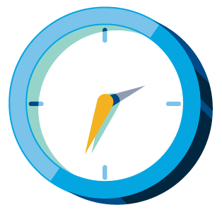 Time clock icon