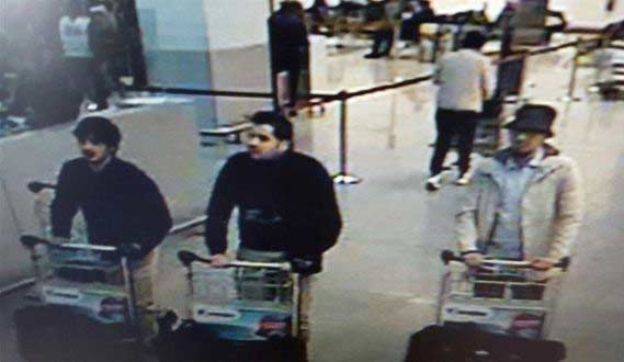 The three airport bombing suspects