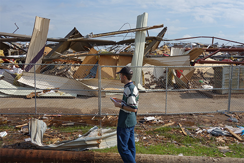 Surveying the damage