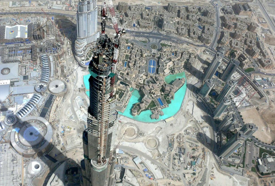 Burj Dubai Under Construction