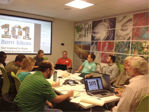 An EWB Boston Chapter - Tanzania team meeting at AIR's headquarters