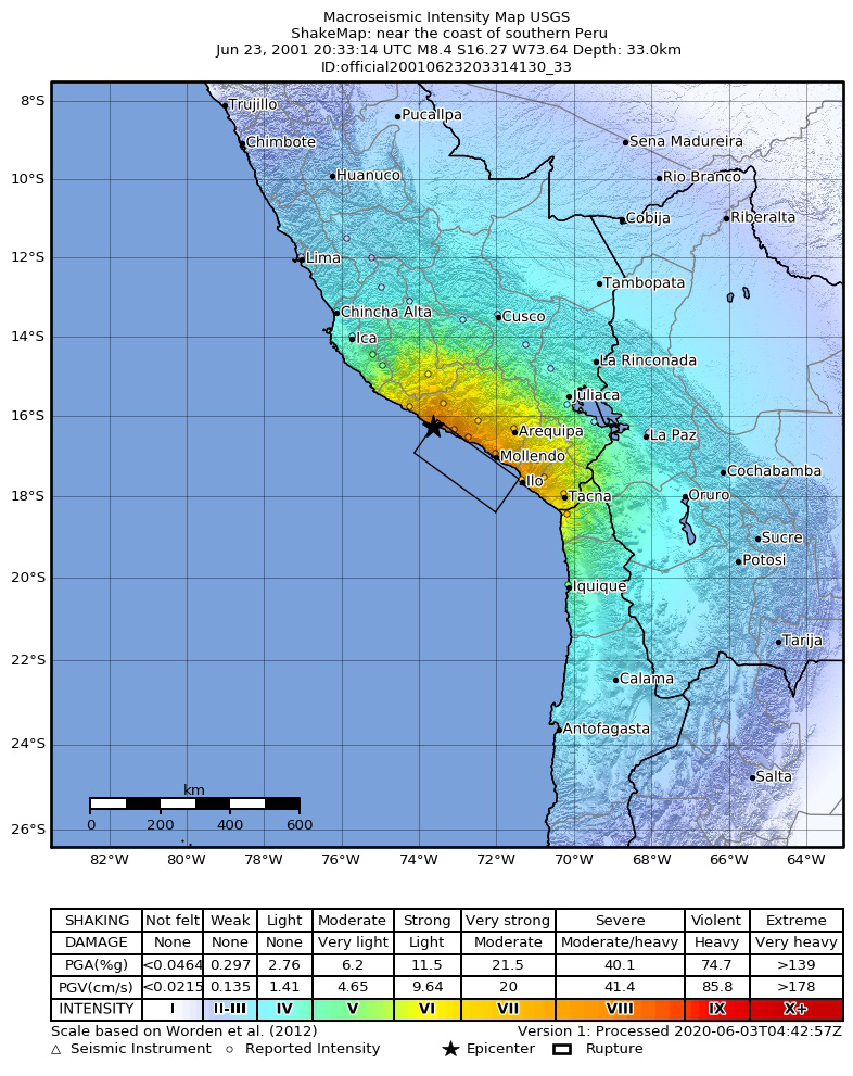 Shake Map