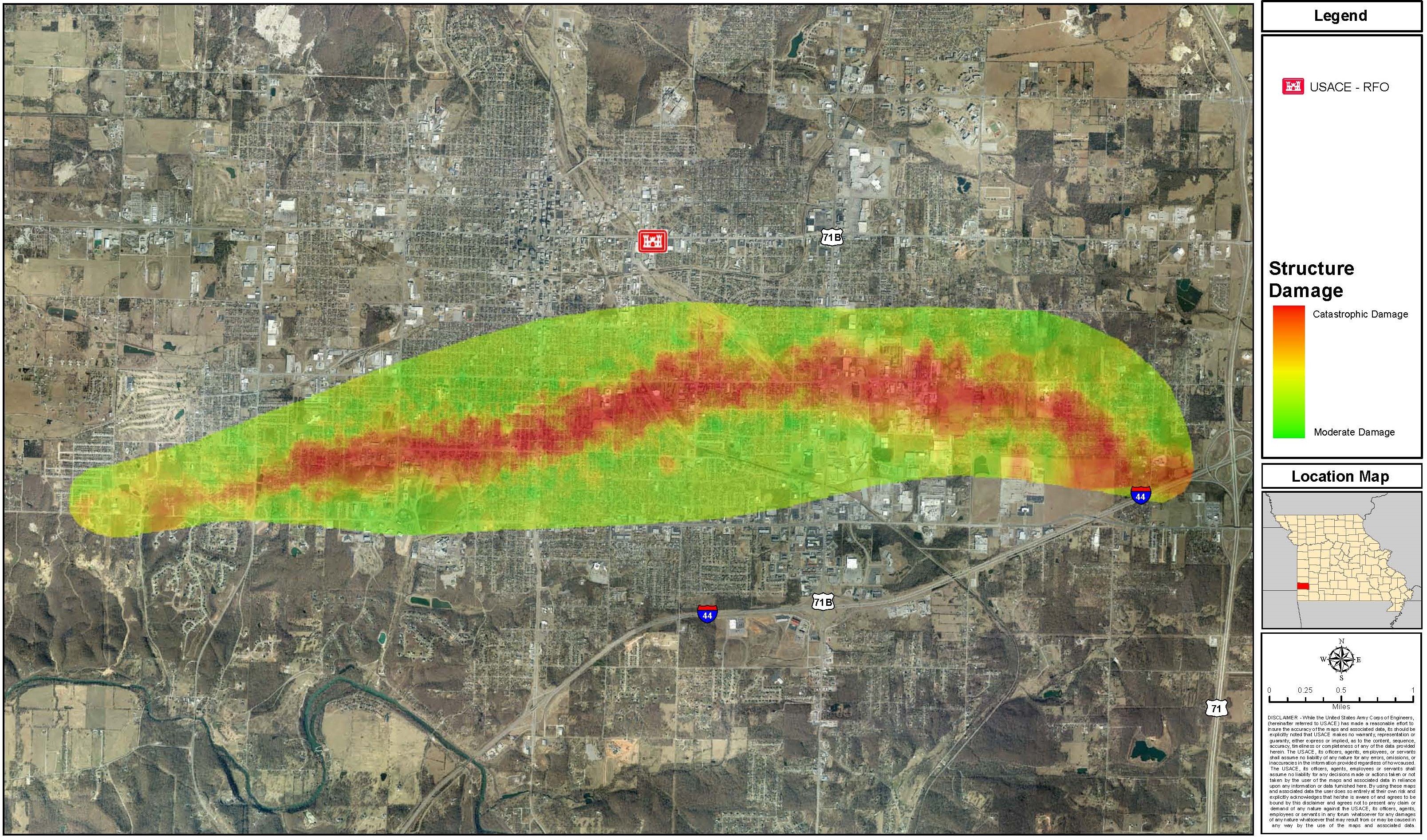 Joplin Missouri Tornado Path
