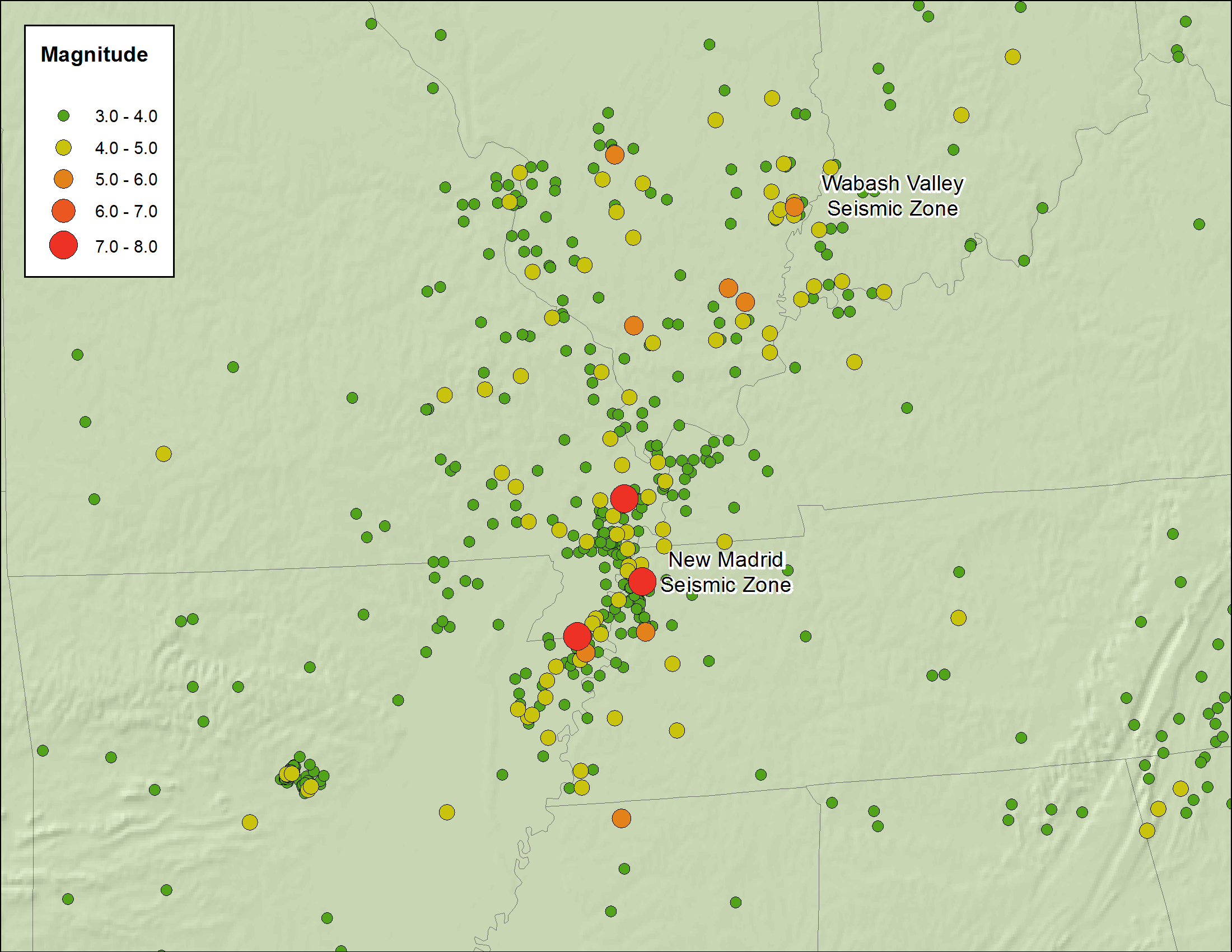 seismic zones