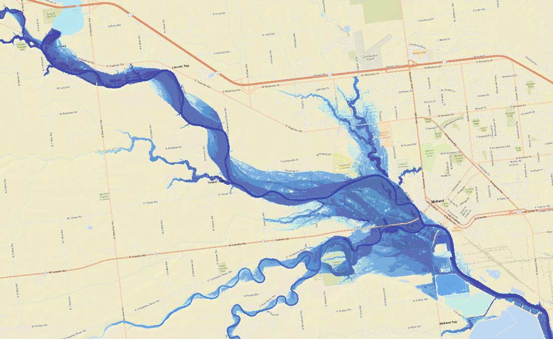 Modeling Flooding from the Dam Failures in Michigan AIR Worldwide