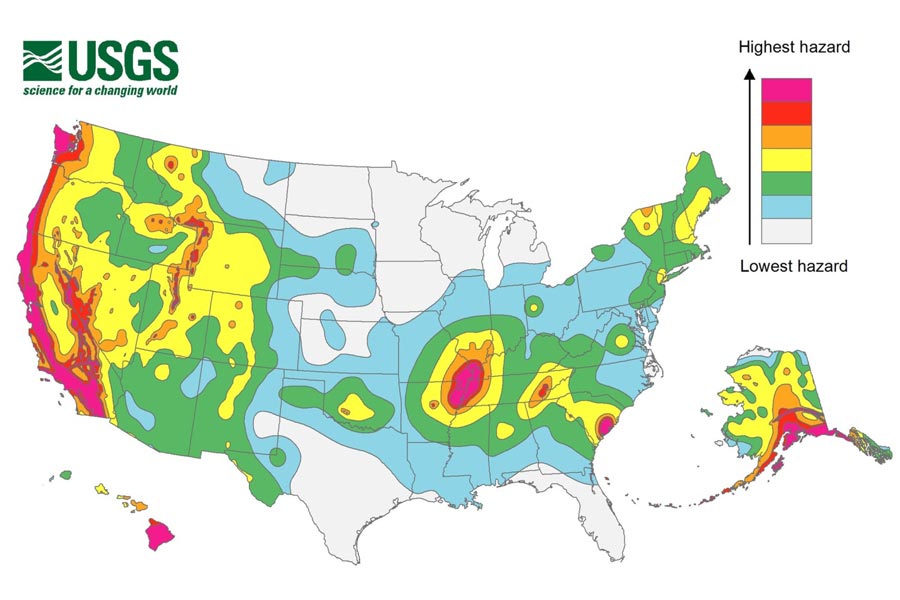 2014 USGS National Seismic Hazard Map