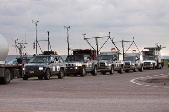 VORTEX 2 researchers heading out in search or tornadoes