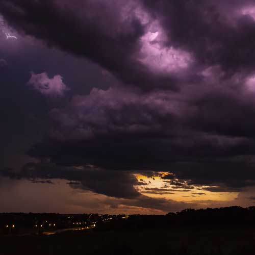 Storm clouds