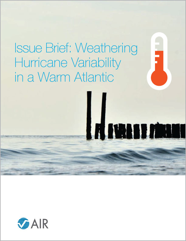 Read this issue brief to learn AIR’s latest view on modeling hurricane risk in a warm Atlantic